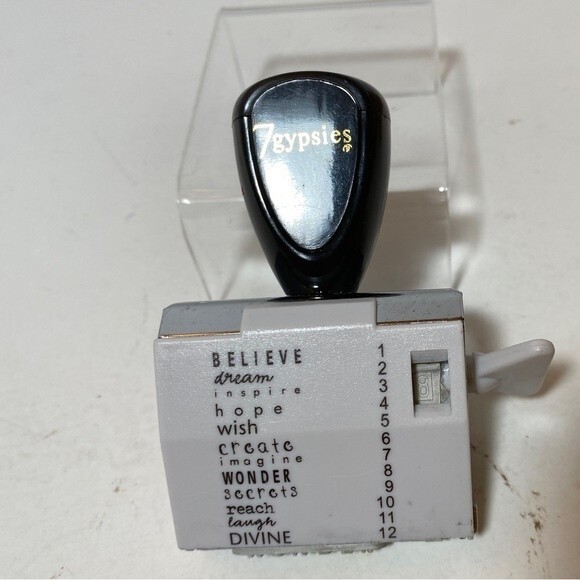 Rubber Stamp Multi Function Roller, 12 Phrases or Words - Picture 3 of 3